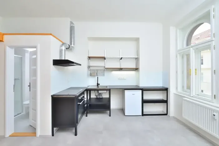 Pronájem bytu 1+kk, Praha - Vinohrady, Rejskova, 22 m2