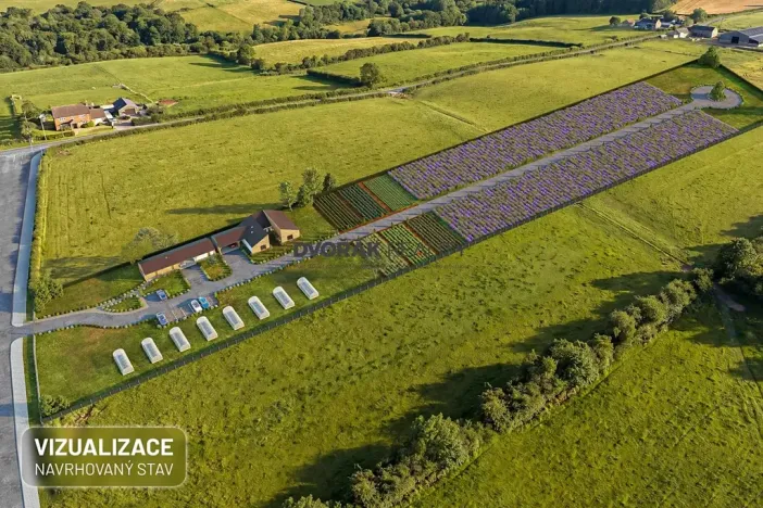 Prodej komerčního pozemku, Ořech, Kopaninská, 571 m2