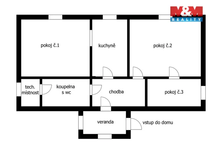 Prodej rodinného domu, Nové Dvory, Havlíčkova, 75 m2