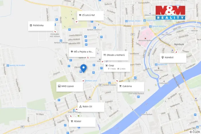 Pronájem bytu 3+1, Nymburk, Jurije Gagarina, 76 m2