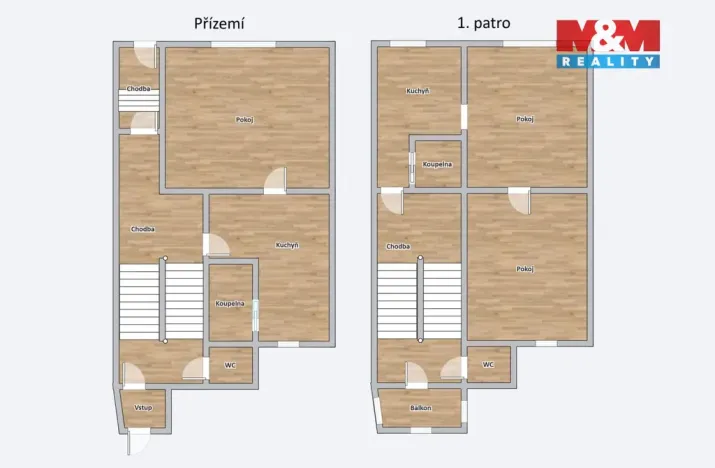Prodej rodinného domu, Chomutov, Palachova, 252 m2