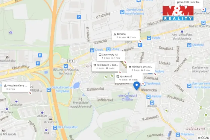 Pronájem bytu 2+kk, Praha - Horní Počernice, Božanovská, 65 m2