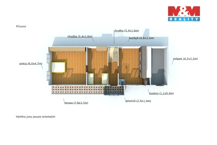Prodej chalupy, Hrádek - Čejkovy, 108 m2