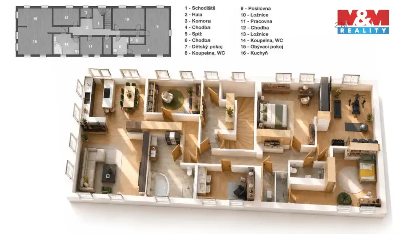Prodej rodinného domu, Mařenice, 1190 m2
