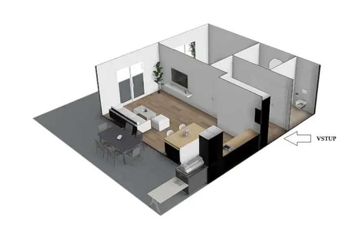 Pronájem bytu 2+kk, Brno, Kollárova, 85 m2