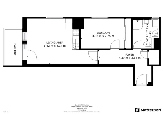 Prodej bytu 2+kk, Praha - Letňany, Zlonická, 51 m2