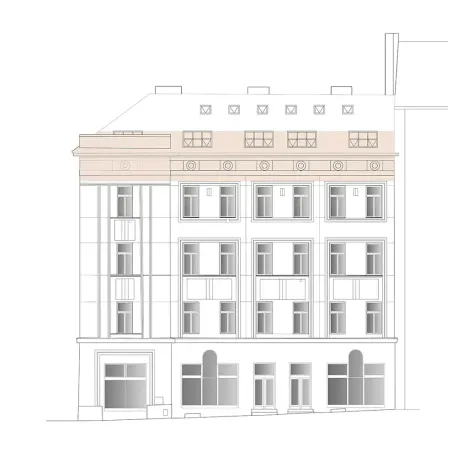Pronájem bytu 2+kk, Praha - Žižkov, Jeronýmova, 68 m2