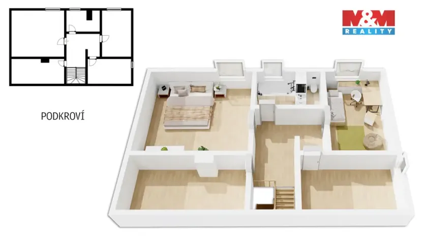 Prodej rodinného domu, Vodňany - Vodňany II, U Starých stodol, 132 m2