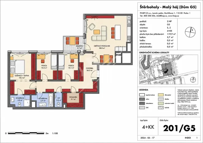 Prodej bytu 4+kk, Praha - Dolní Měcholupy, Honzíkova, 125 m2