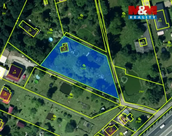 Prodej pozemku pro bydlení, Líšnice, Varadov, 1945 m2