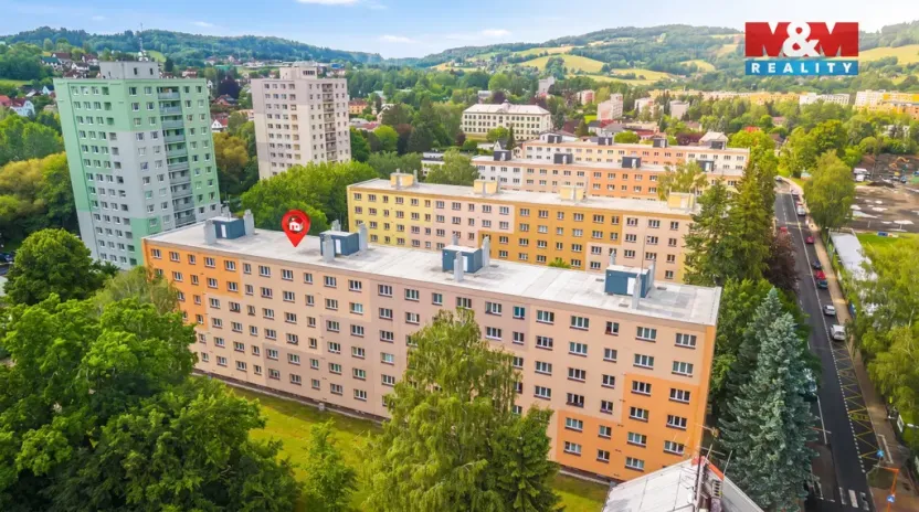 Pronájem bytu 1+1, Semily - Podmoklice, Luční, 35 m2