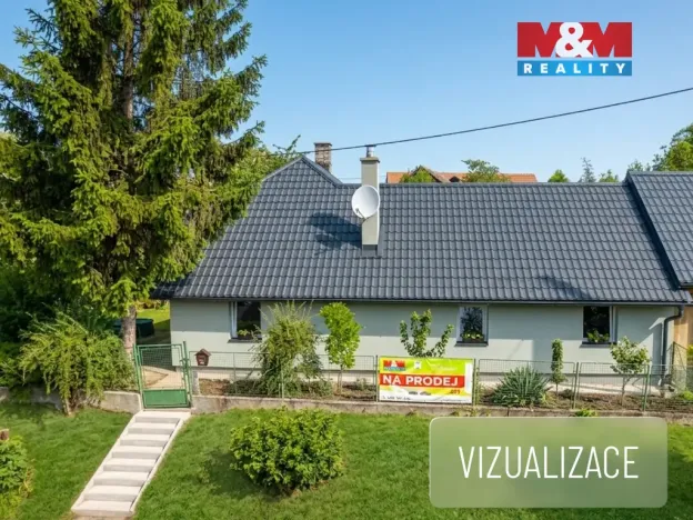 Prodej rodinného domu, Oskořínek, Slepá, 78 m2