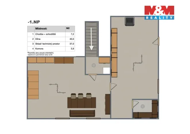 Prodej bytu 5+1, Chlumec nad Cidlinou - Kladruby, 139 m2