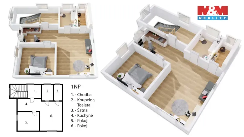 Pronájem rodinného domu, Praha - Chodov, Vycpálkova, 160 m2