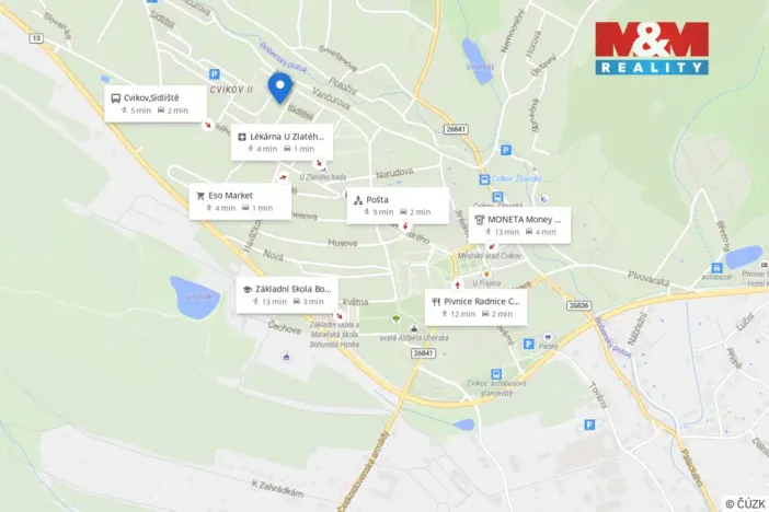Pronájem bytu 3+1, Cvikov - Cvikov II, Sídliště, 76 m2