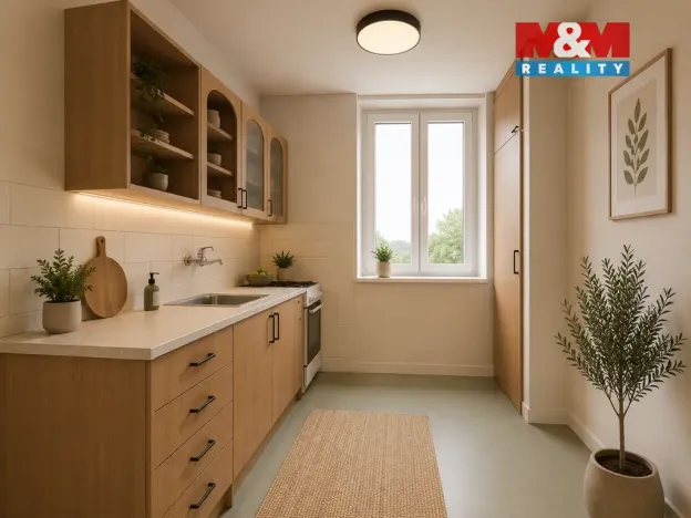 Prodej bytu 1+1, Aš, Vysoká, 37 m2