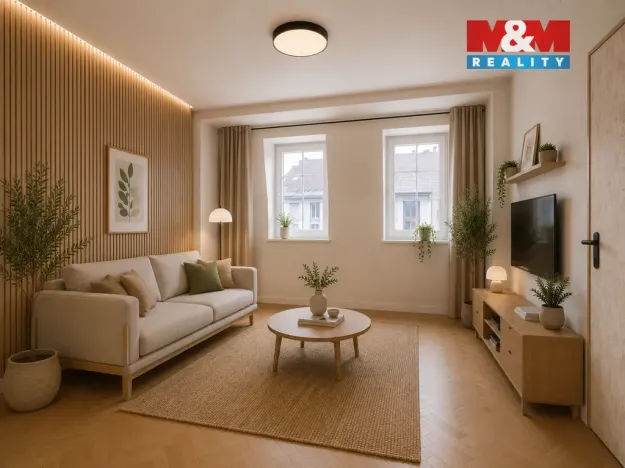 Prodej bytu 1+1, Aš, Vysoká, 37 m2
