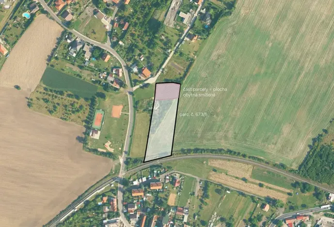 Prodej pozemku pro bydlení, Trnovany, 4564 m2