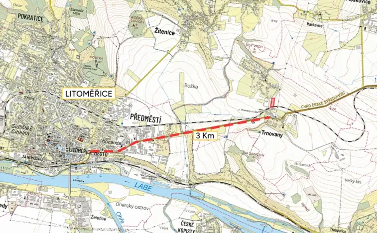 Prodej pozemku pro bydlení, Trnovany, 4564 m2