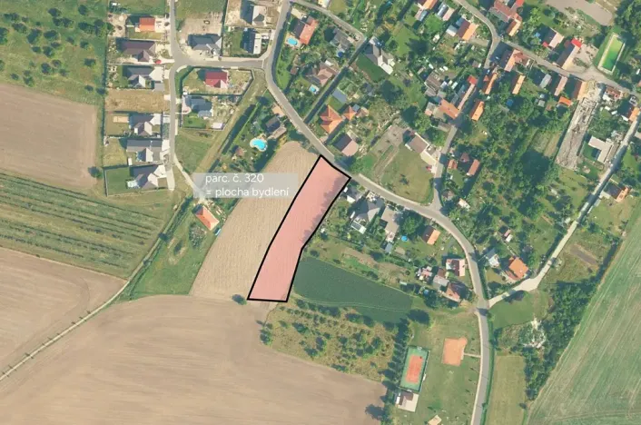 Prodej pozemku pro bydlení, Trnovany, 2733 m2