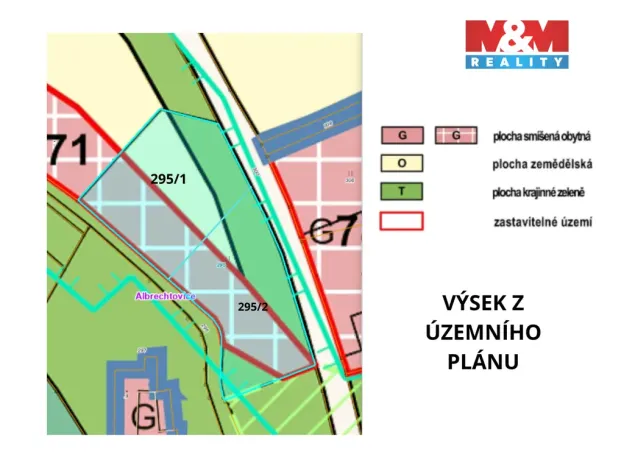 Prodej pozemku pro bydlení, Záblatí - Albrechtovice, 5047 m2