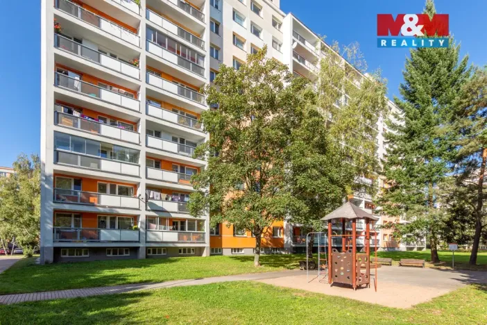 Pronájem bytu 2+kk, Pardubice - Polabiny, Grusova, 53 m2