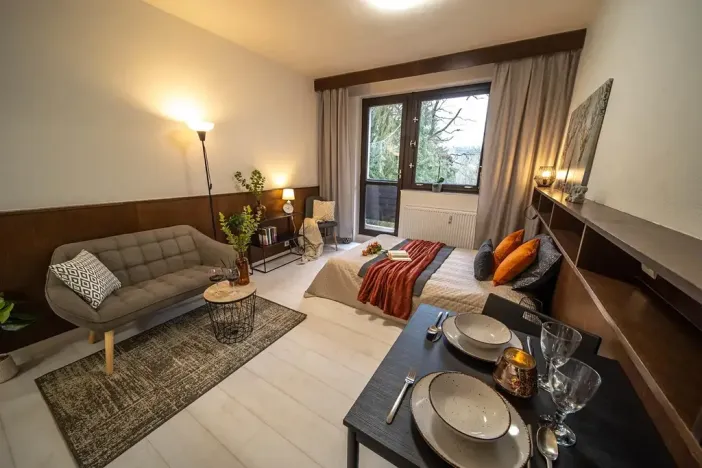 Pronájem bytu 1+kk, Jevany, V Zátiší, 25 m2