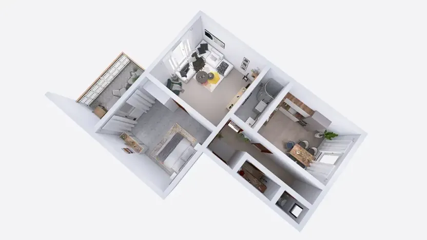 Prodej bytu 2+1, České Budějovice, Pekárenská, 63 m2
