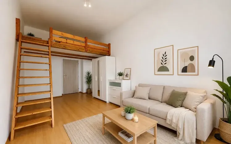 Pronájem bytu 2+kk, Praha - Nusle, Boleslavova, 48 m2