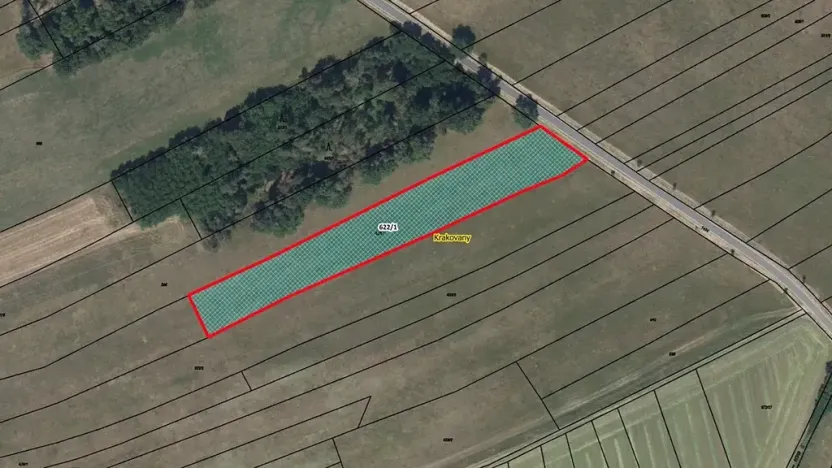 Prodej pozemku, Krakovany, 5461 m2