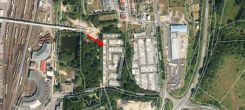 Pronájem garáže, Cheb, K Výtopně, 21 m2