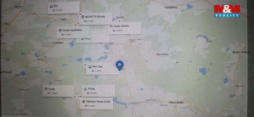 Prodej pozemku pro bydlení, Bor - Boječnice, 939 m2