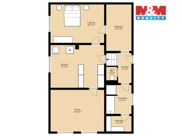 Prodej rodinného domu, Nová Bystřice - Albeř, 71 m2