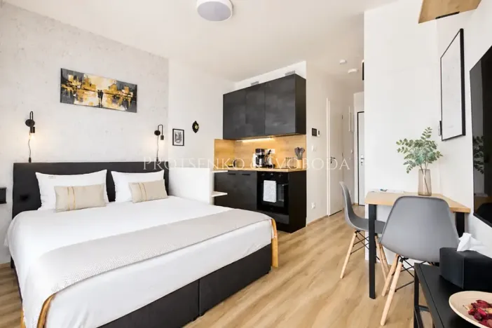 Prodej bytu 1+kk, Praha - Smíchov, Mozartova, 22 m2