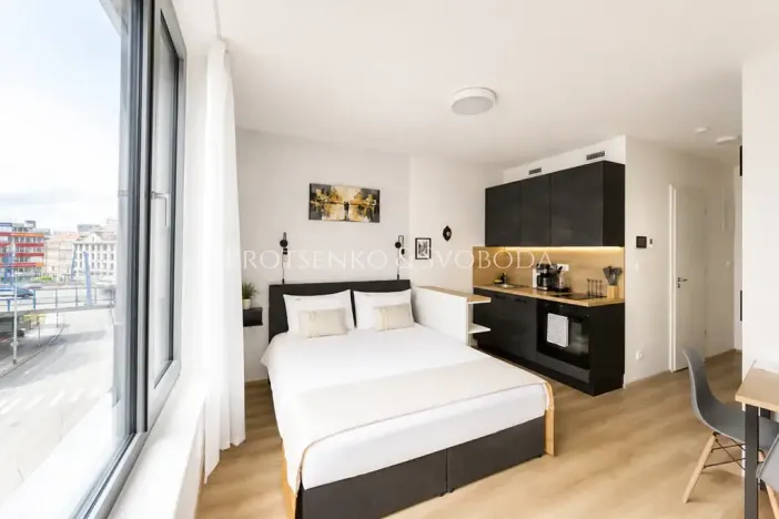 Prodej bytu 1+kk, Praha - Smíchov, Mozartova, 22 m2