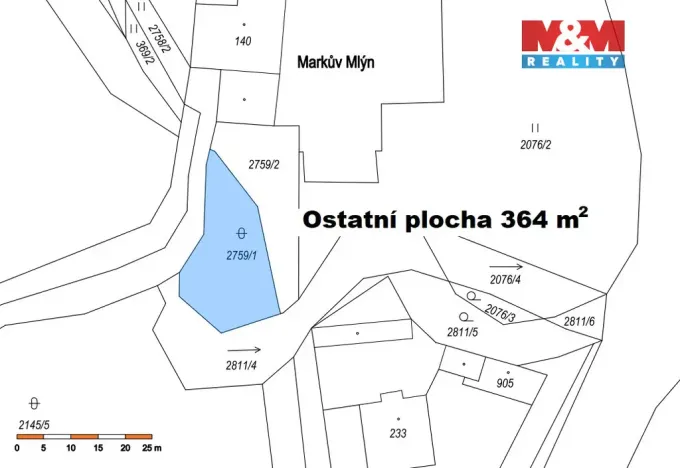 Prodej pozemku pro bydlení, Janovice nad Úhlavou, Mlýnská, 12896 m2