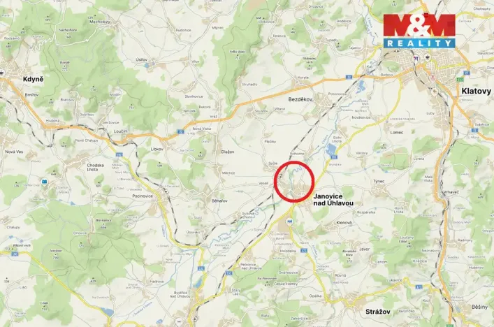 Prodej pozemku pro bydlení, Janovice nad Úhlavou, Mlýnská, 12896 m2