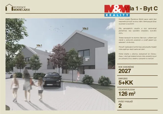 Prodej bytu 5+kk, Mokré Lazce, Generála Vlachého, 126 m2