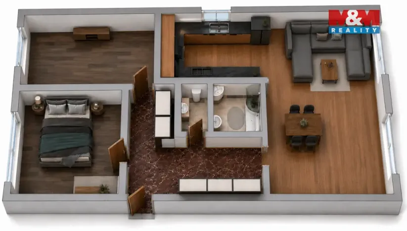 Prodej bytu 3+kk, Praha - Strašnice, Dürerova, 66 m2
