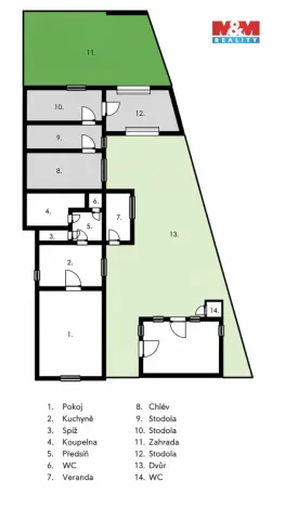 Prodej zemědělské usedlosti, Protivín - Chvaletice, 70 m2