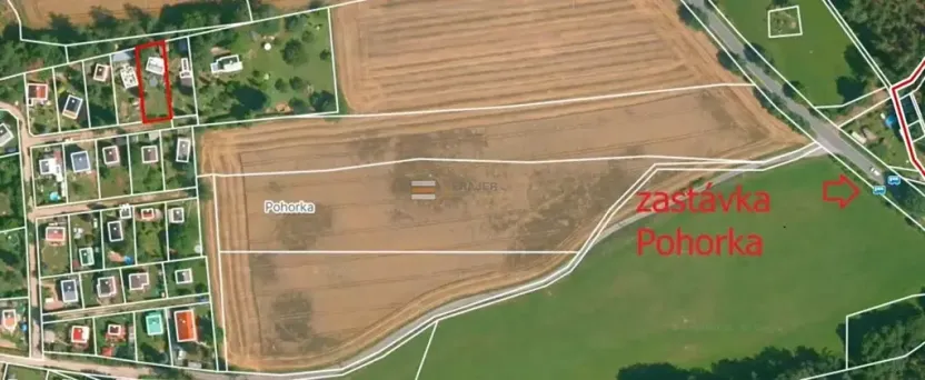 Prodej pozemku pro bydlení, Pohoří, 428 m2