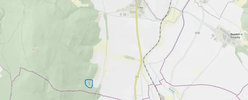 Prodej louky, Městečko Trnávka - Lázy, 1026 m2
