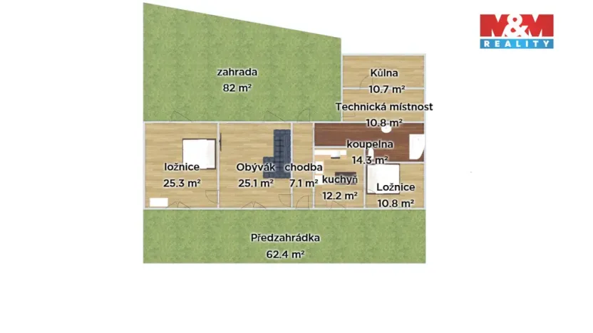 Prodej rodinného domu, Plaňany, Komenského, 92 m2