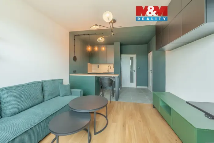 Pronájem bytu 1+kk, Praha - Modřany, Pertoldova, 32 m2