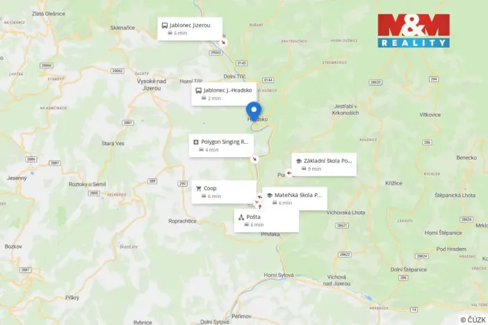 Prodej bytu 1+1, Jablonec nad Jizerou - Hradsko, 36 m2