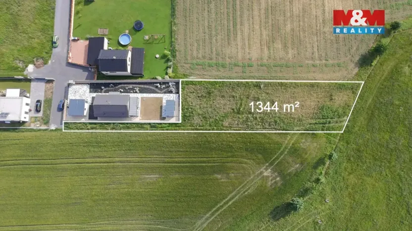 Prodej pozemku pro bydlení, Kopřivnice, Západní, 1344 m2