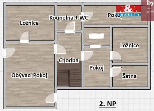 Pronájem rodinného domu, Ostrava - Pustkovec, Pustkovecká, 270 m2