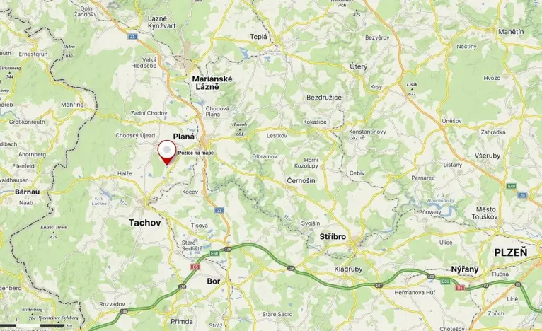 Prodej pozemku, Chodský Újezd - Nahý Újezdec, 1046 m2