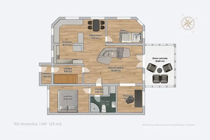 Prodej rodinného domu, Hostivice, Zimní, 224 m2