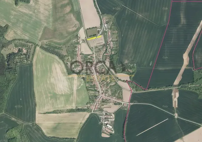 Prodej pole, Mouchnice, 1305 m2